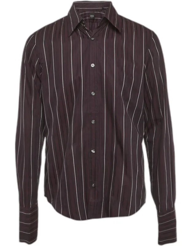 Striped Cotton Long Sleeve Shirt