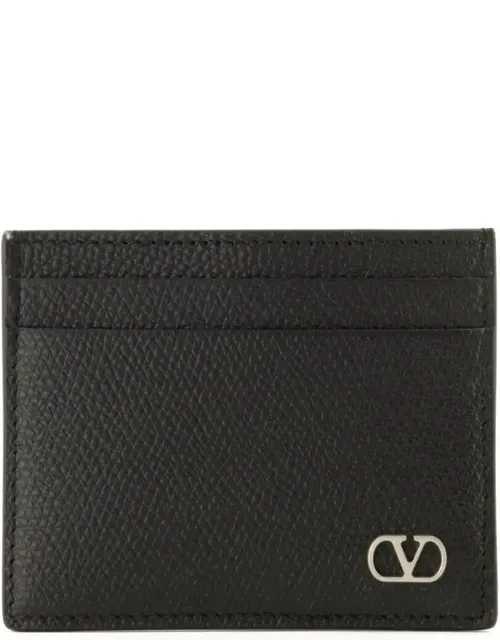 Vlogo Signature Calfskin Card Holder