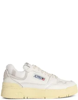 Autry 'clc Low' Sneakers With Smooth Leather Tongue And Embroidered Logo