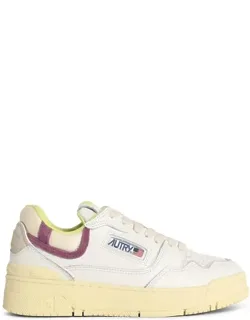 Autry 'clc Low' Sneakers With Smooth Leather Tongue And Embroidered Logo