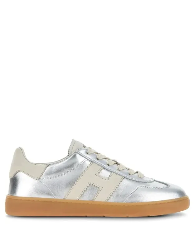 Cool Metallic Leather Sneakers