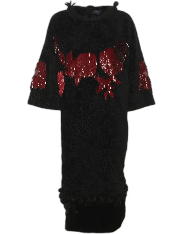 Velvet Embellished Dress