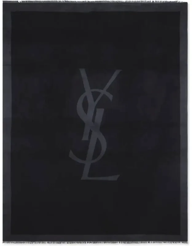Scarf Rectangular Scarf, Crafted From Dark Silk