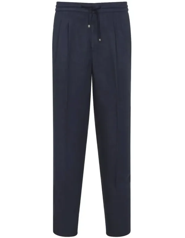 Brunello Cucinelli Pants With Elasticated Waistband And Wide Leg