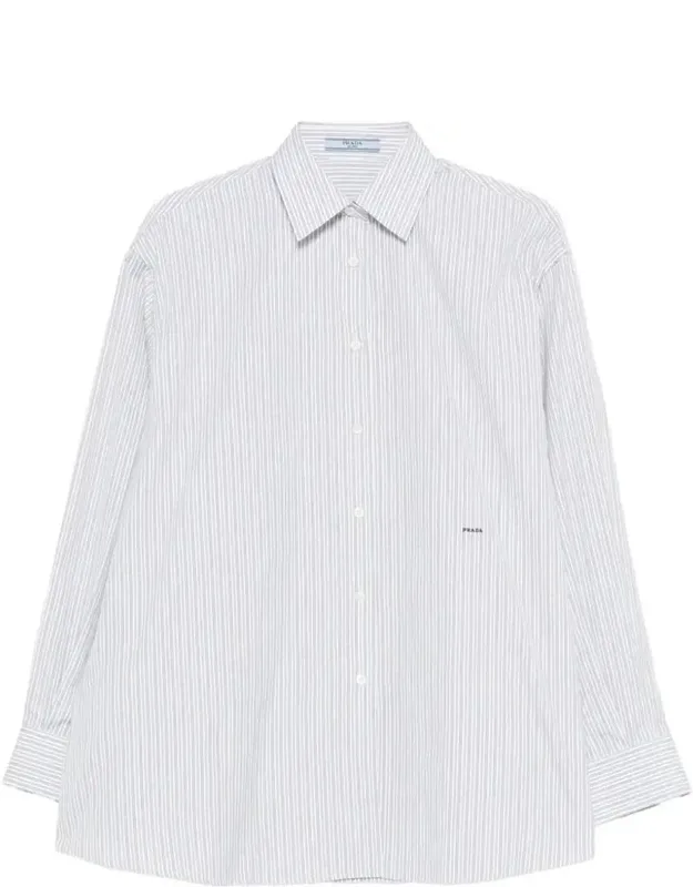Double-stripe Cotton Poplin Shirt