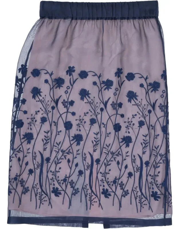 Embroidered Tulle Skirt
