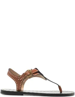 Joonya Studded Flat Sandals
