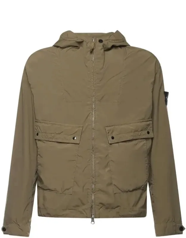 Lightweight Canvas Hooded Jacket