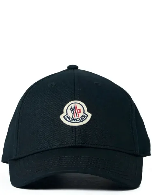 Gabardine Baseball Cap With Logo Patch