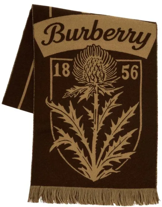 Mu Thistle Football Scarf