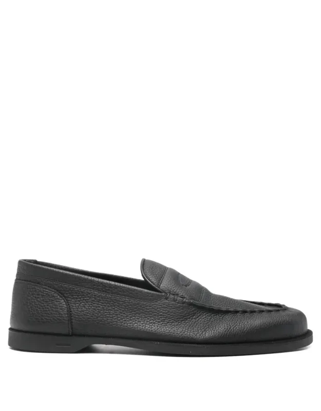 Pace Grained Leather Loafers
