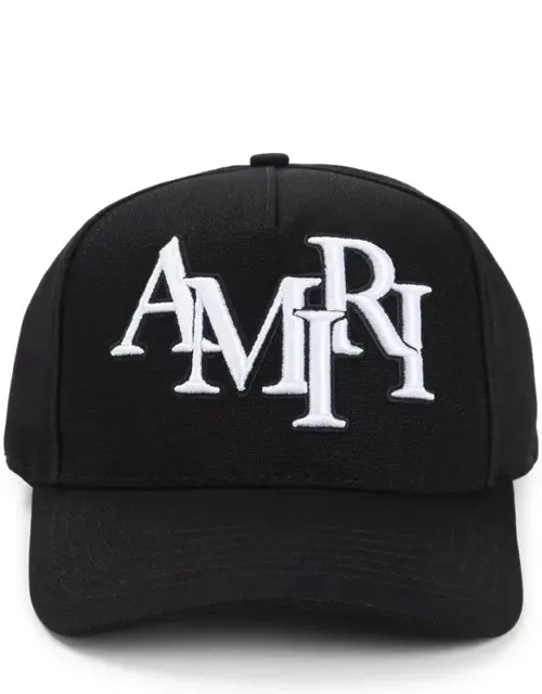 Amiri Hat - Staggered Canvas Cap With Adjustable Strap