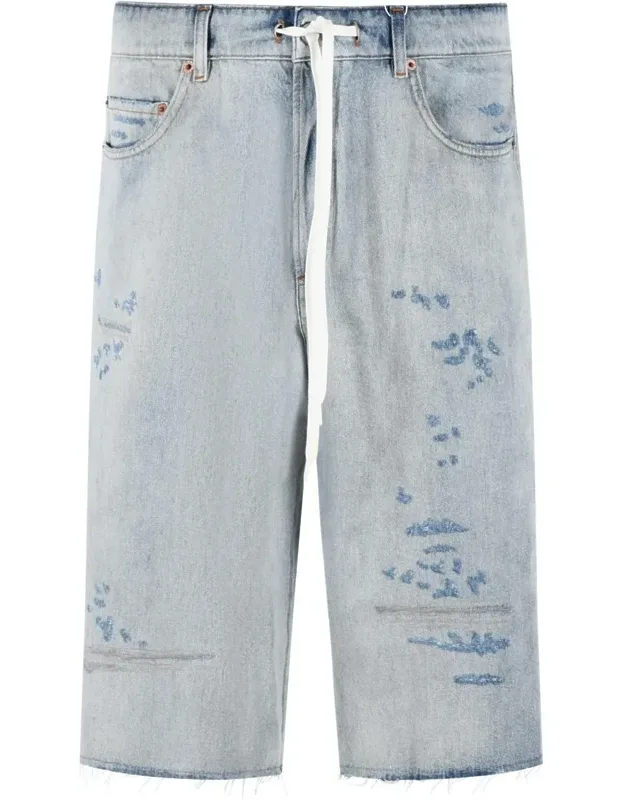 Denim Bermuda Shorts