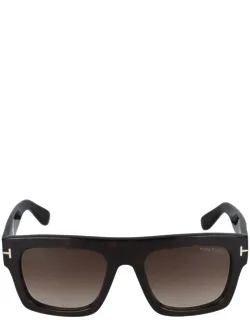 Sunglasses Ft0711 Dark Havana/brown Grad