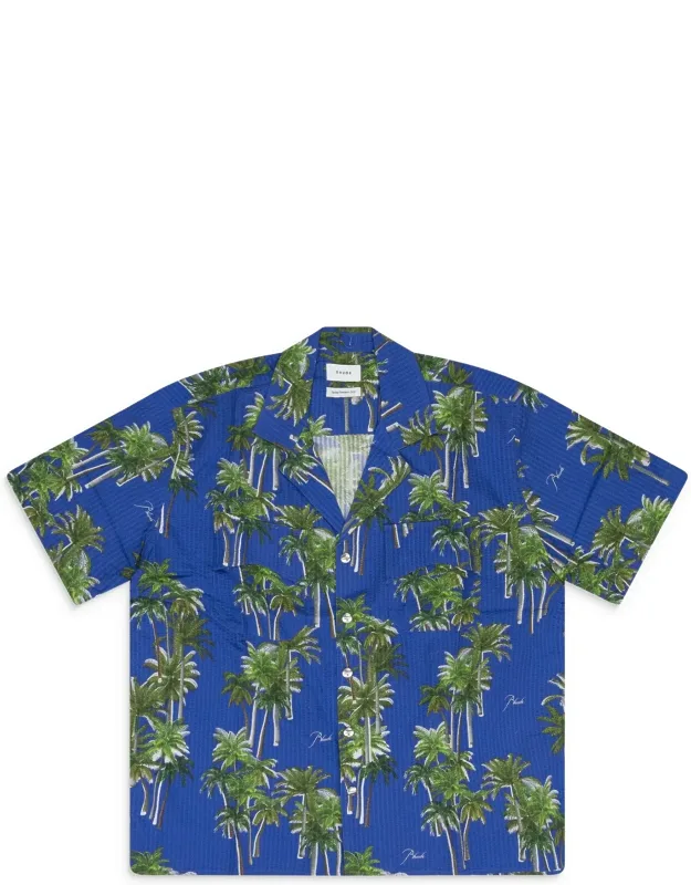 Searsucker Hawaiian Button-down Shirt