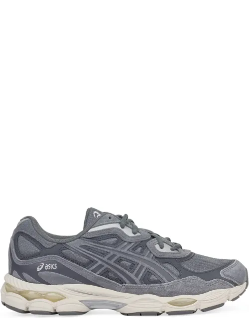 Steel Grey Gel-nyc Sneaker With Gel Technology And Padded Ankle Collar