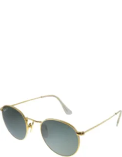 Rb 8247 50mm Round Sunglasses - Gold Polarized Lens, Uv Protected
