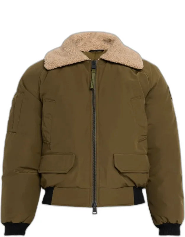 Chilliwack Fleece-collar Down Bomber Jacket