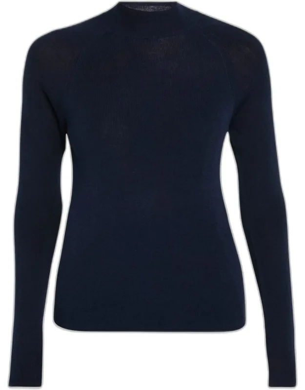 Fine Knit Merino Wool-silk Sweater
