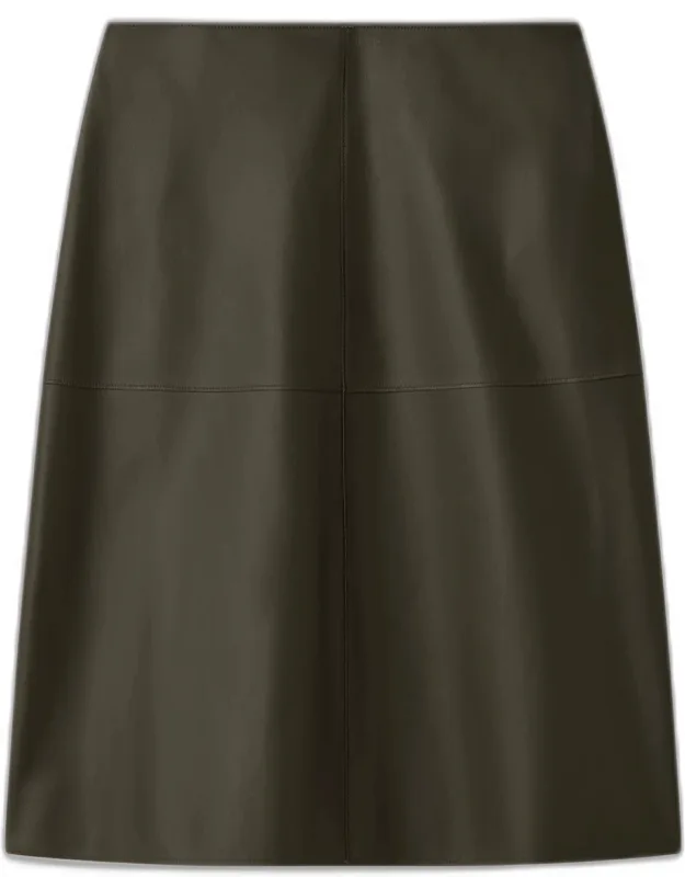 Soft Nappa Leather Skirt