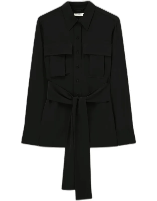 Crepe De Soie Silk Shirt