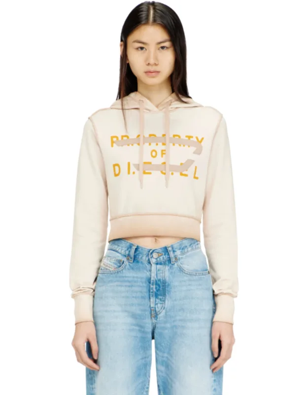 Hoodie With Print And D Appliqué