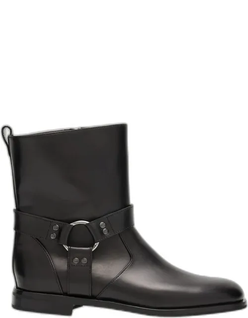 Calica Leather Moto Ankle Boots