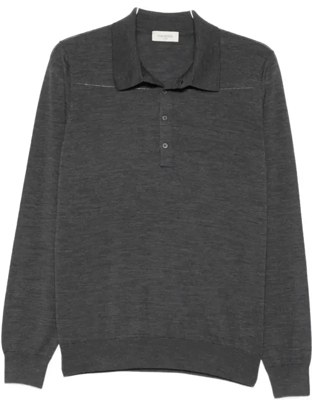 Virgin Wool Polo Shirt