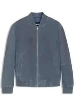 Regular-fit Suede Jacket