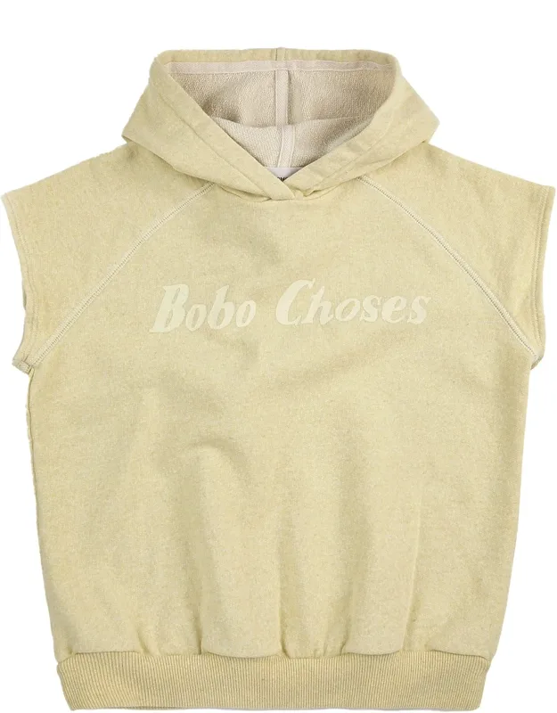 Sleeveless Sweatshirt With Logo