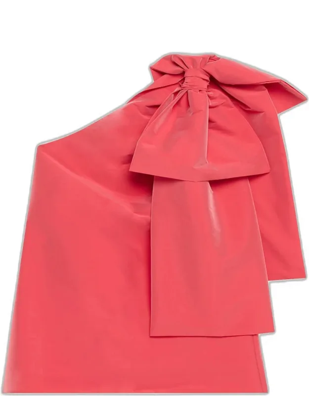 Winnie Bow One-shoulder Mini Dress