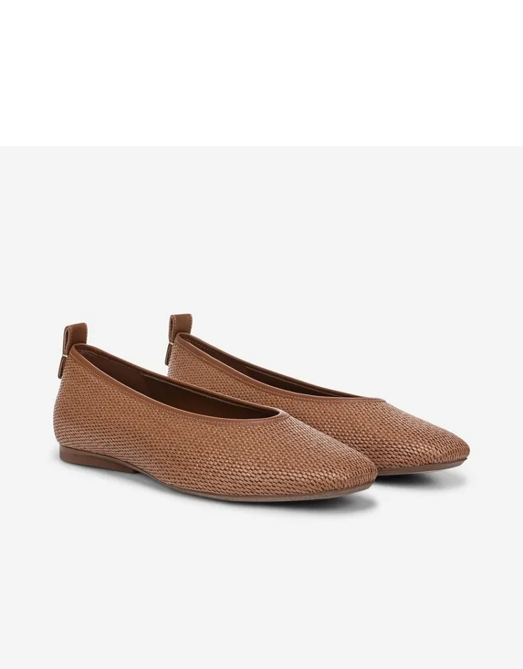 27 Edit Carla Ballet Flat Shoes, Slip-on Fit, Enhanced Flexibility