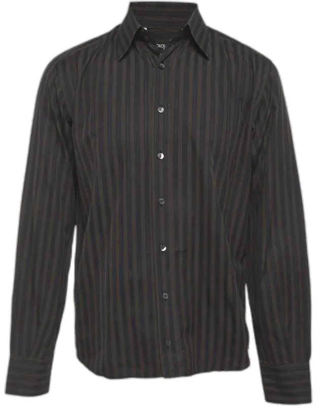 Striped Cotton Tailored Fit Shirt