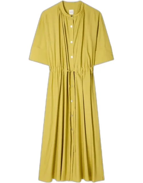 Lyocell-cotton Shirt Dress