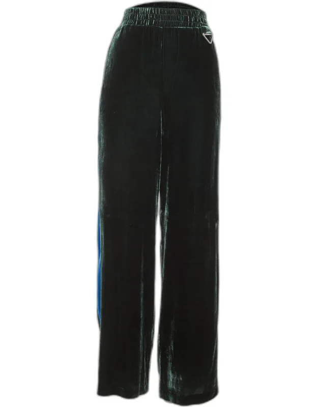 Velvet Straight Fit Trousers
