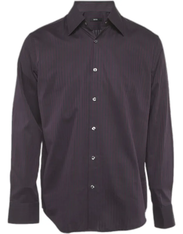Striped Cotton Long Sleeve Shirt