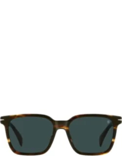 Eyewear Sunglasses Havana Blue Square Acetate