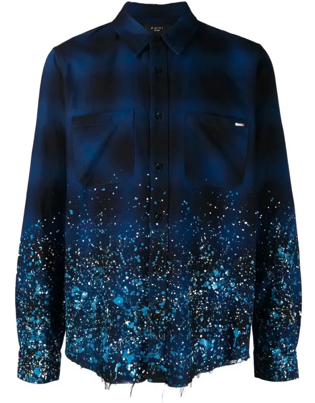 Crystal Painter Flannel Button-down Shirt