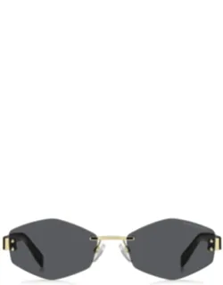 Sunglasses Gold Geometric