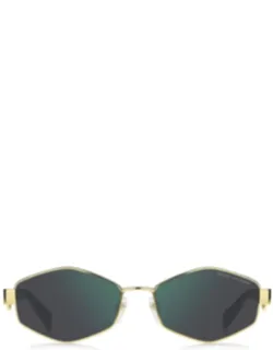 Sunglasses Gold Green