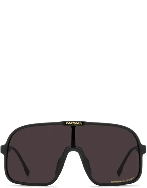 Sunglasses Black Matte Viola Mask Acetate 99 Mm Lens Width, 140 Mm Rod Length