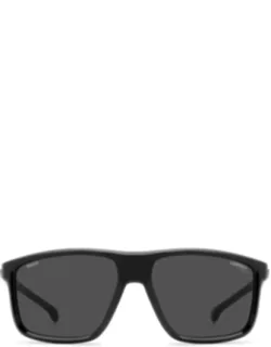 Carrera Sunglasses Black Gray Rectangle Acetate 60 Mm Lens Width, 16 Mm Bridge Length