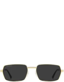 Dsquared2 Sunglasses Gold Rectangle