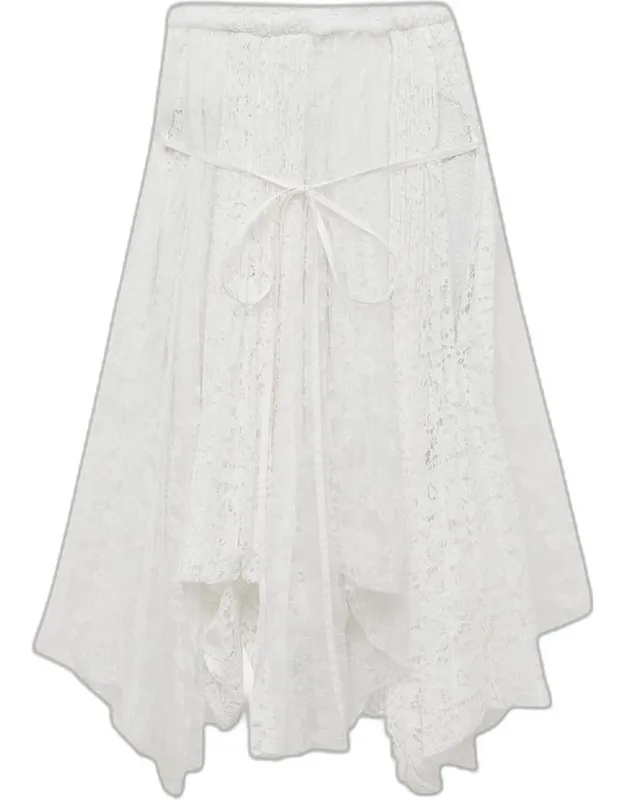 Asymmetric Midi Skirt