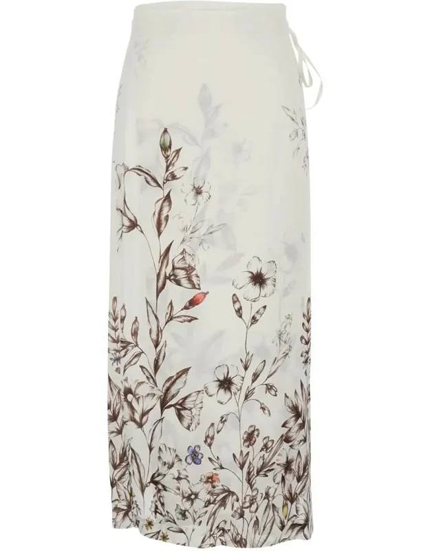 Floral Print Skirt