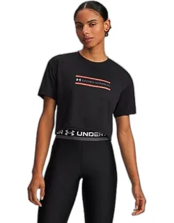 Tech Branded Crop Short-sleeve T-shirt