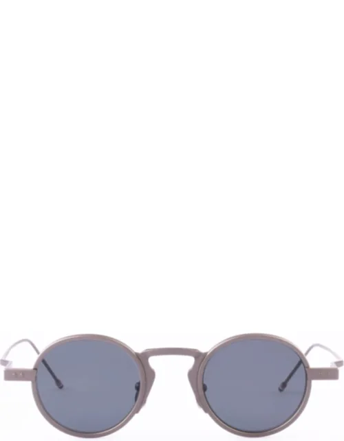 Round - Med Grey Titanium Sunglasses 43mm
