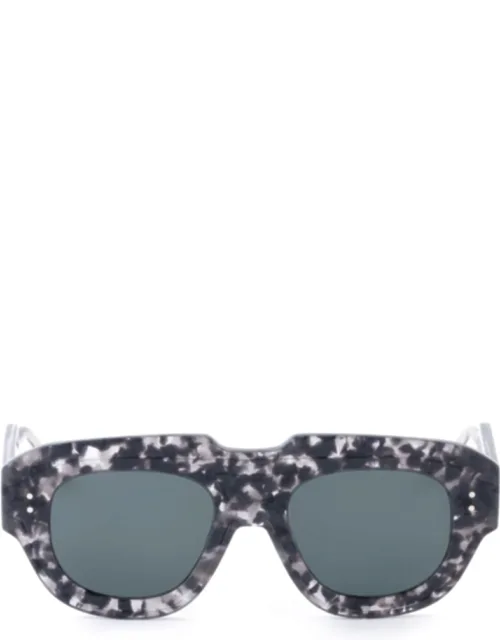 Sunglasses - Rectangular - Ash Grey Lens