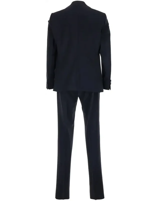 Single-breasted Suit With Peak Revers In Fabric