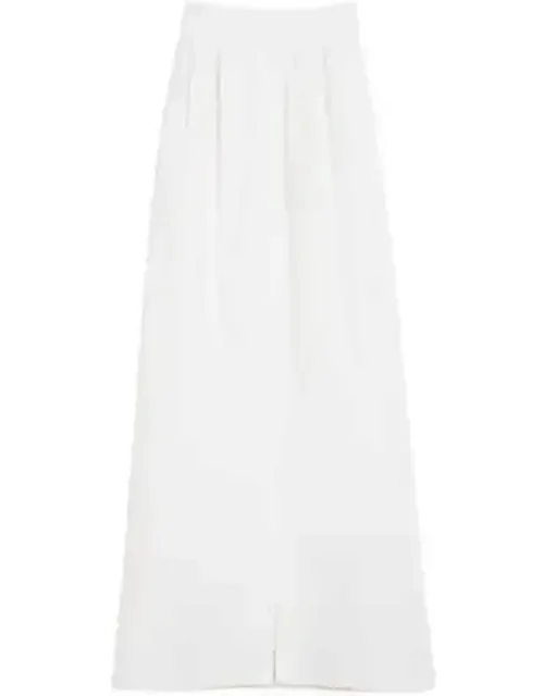 Skirt With Concealed Front Button Fastening And Press-stud Fastening